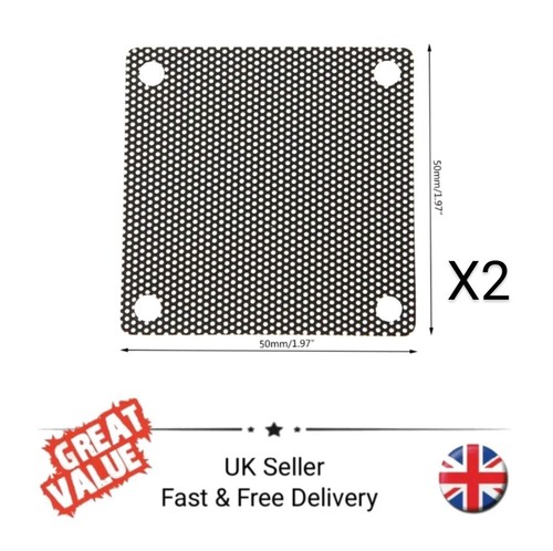 Dust filters 5cm 50mm mesh - 2x,